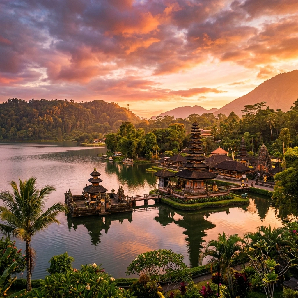 Bali Indonesia Travel and Tourism background